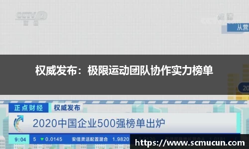 权威发布：极限运动团队协作实力榜单